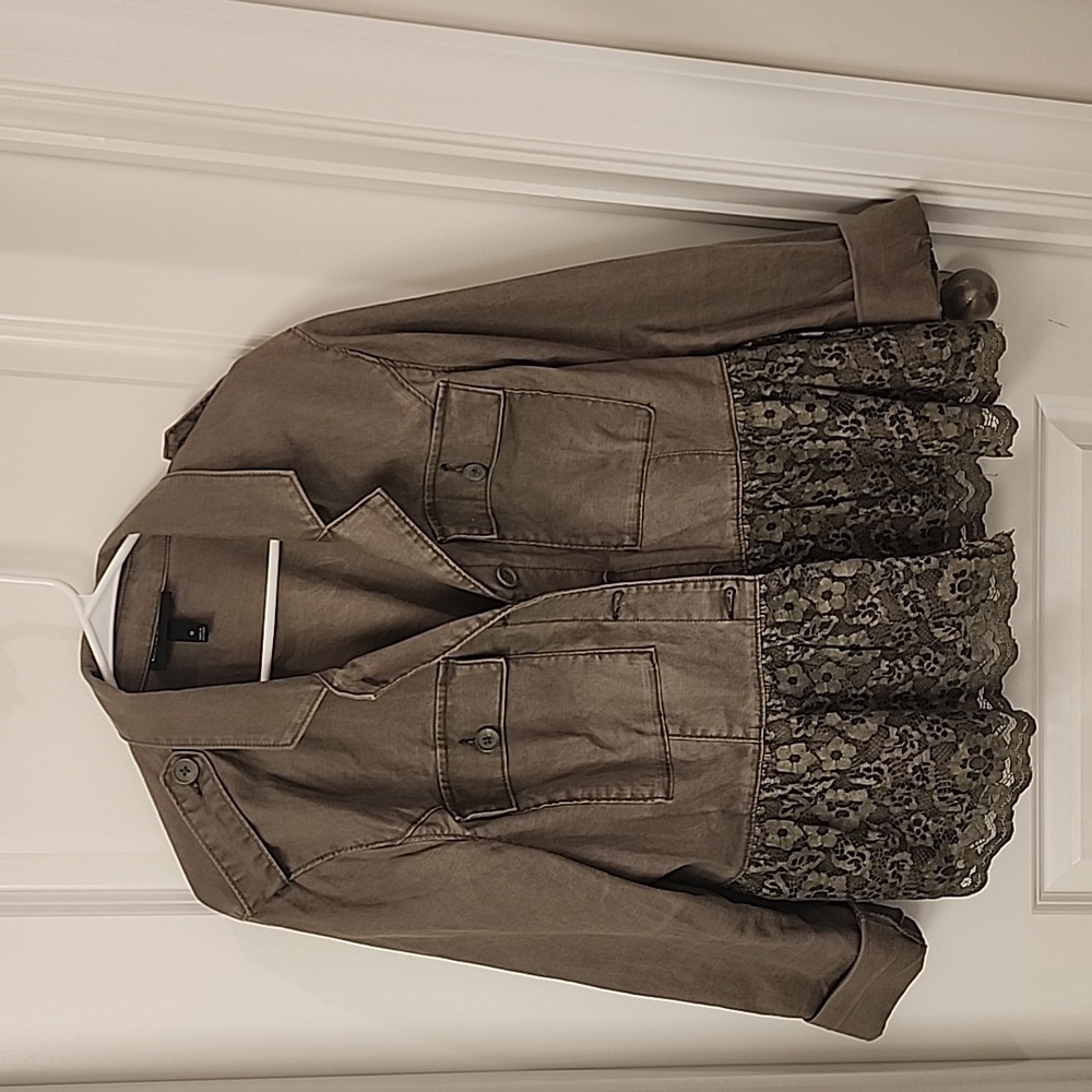 Lane Bryant Jacket, Size 18, Olive Green